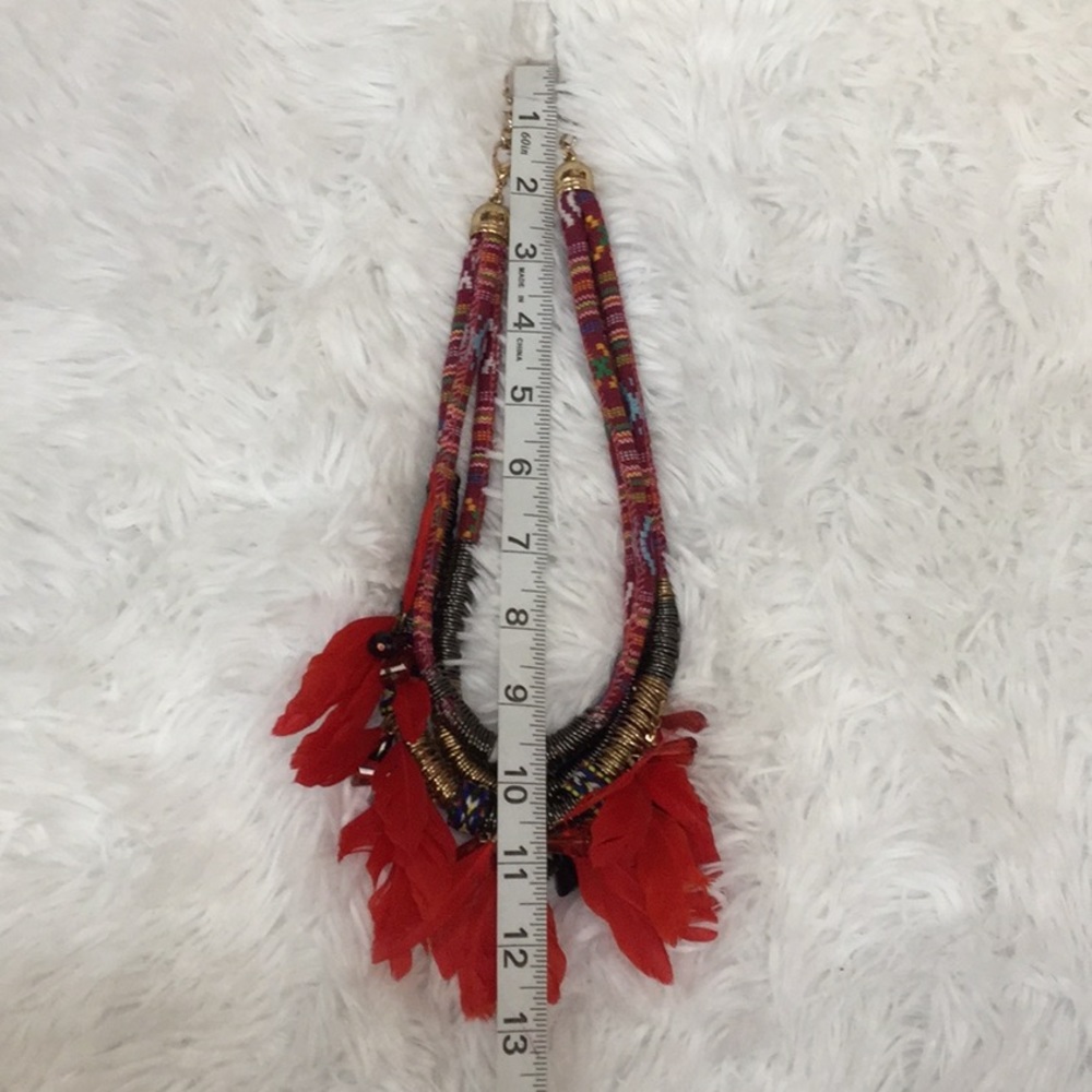 Chico’s Statement Feather Necklace - image 5